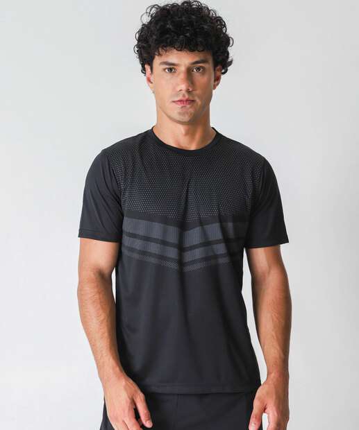 Image_Camiseta Masculina Fitness Estampada MR Preto