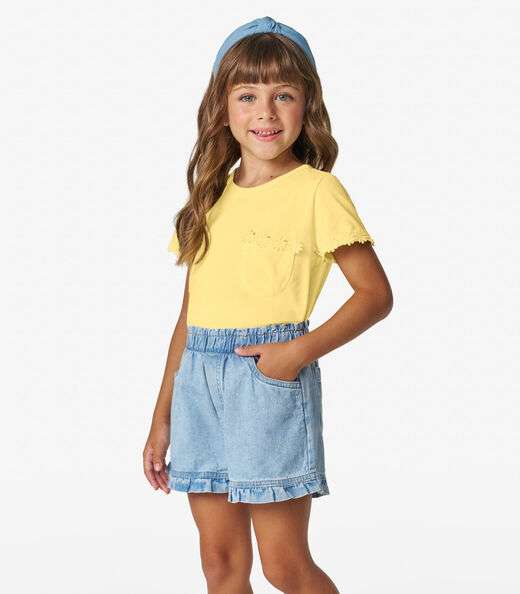 Image_Blusa feminina Infantil em Meia Malha Trick Nick Baunilha