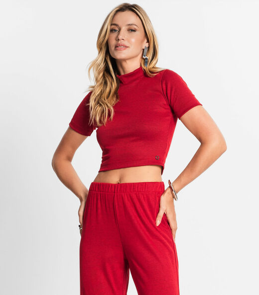 Trijunto Feminino Em Ribana Duo Endless Vermelho