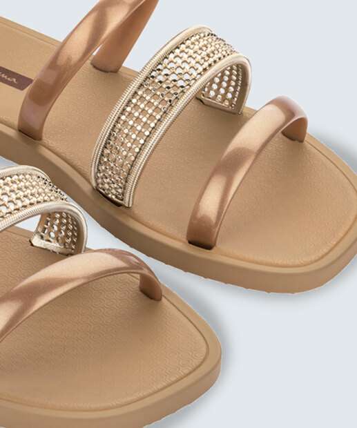 Chinelo Slide Ipanema Feminino Seu Brilho