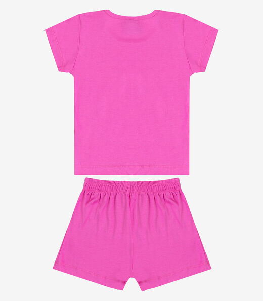 Conjunto Feminino Infantil Seletc Rosa