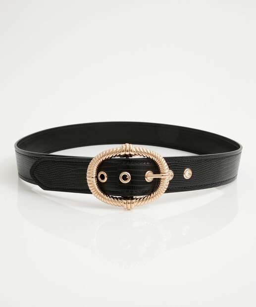 Cinto Feminino Fivela Textura Marisa