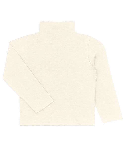 Blusa Manga Longa Infantil Gola Alta Rovitex Kids Bege