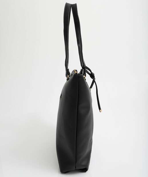 Bolsa De Ombro Tote Feminina Alice Pallucci Preto
