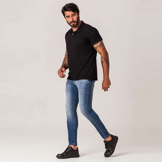Calça Jeans Super Skinny Masculina Zune