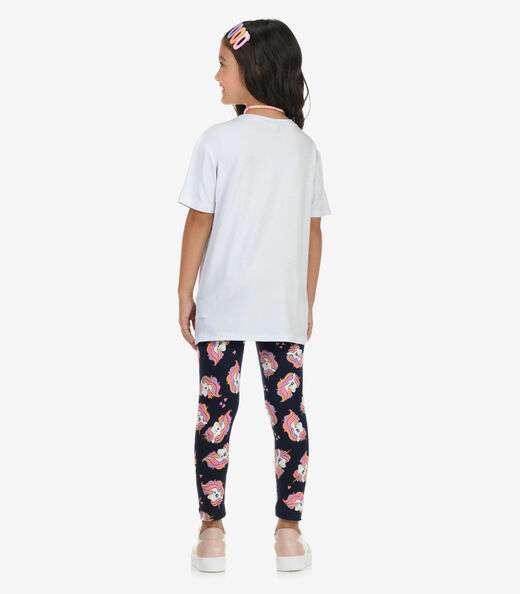 Legging Cotton Rovi Kids Azul