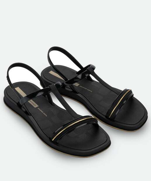Image_Sandália Feminina Rasteira Glow Ipanema Preto