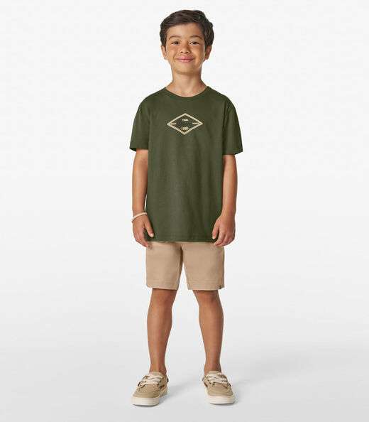 Conjunto Masculino Camiseta com Bermuda Trick Nick Verde