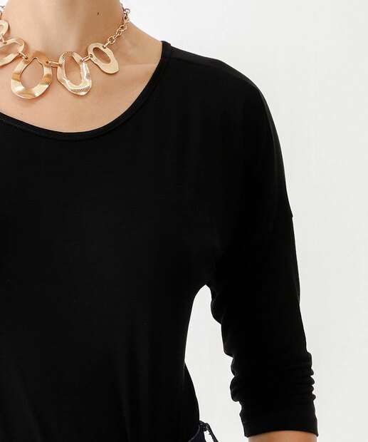 Blusa Feminina Manga 7/8 Marisa