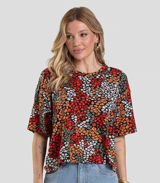 Image_Blusa Feminina Manga Curta Select Laranja