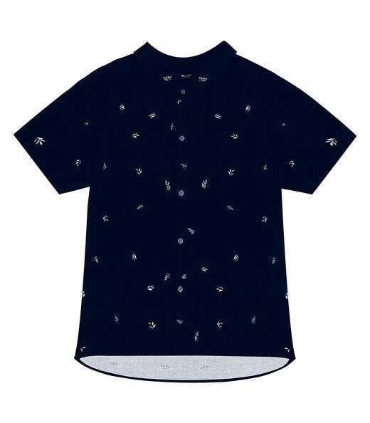 Camisa Juvenil Masculina Em Viscose Minty Azul