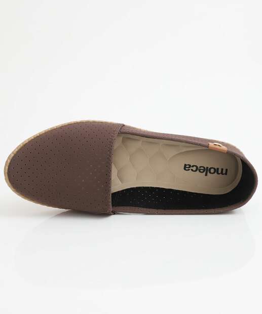Alpargata Feminina Nobuck Moleca Marrom