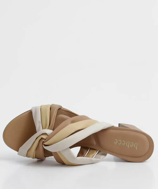 Tamanco Feminino Salto Grosso Tiras Bebecê