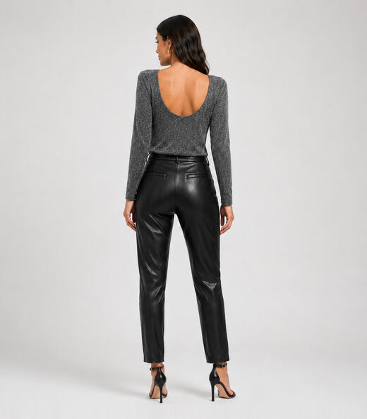 Blusa Manga Longa Feminina Infinita Cor Cinza