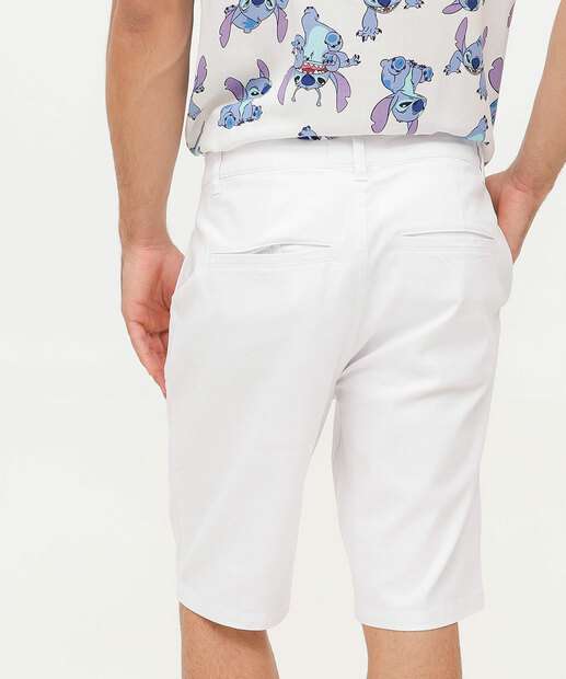 Bermuda Masculina Bolsos Marisa Branco