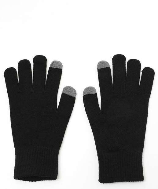Image_Luvas Masculina Tricô Marisa Preto