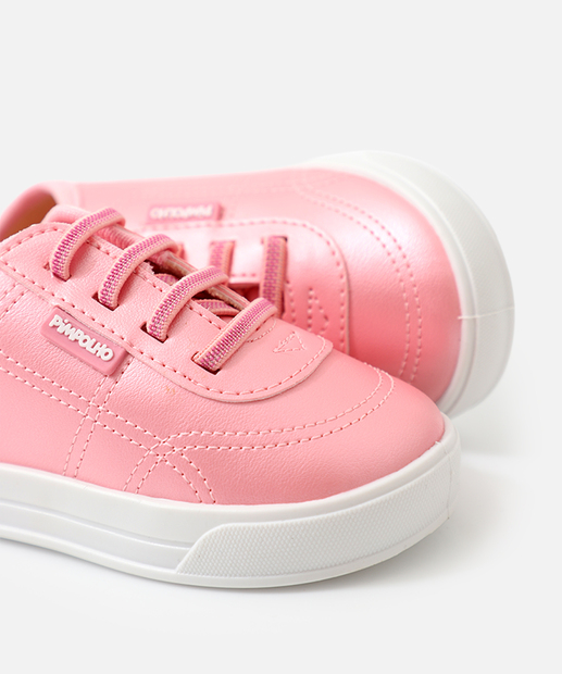 Tênis Infantil Casual Pimpolho Rosa 