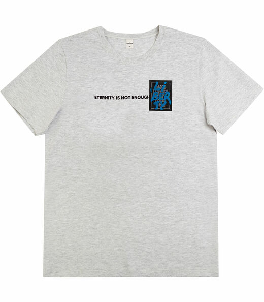 Camiseta Juvenil Masculina Eternity Rovitex Cinza