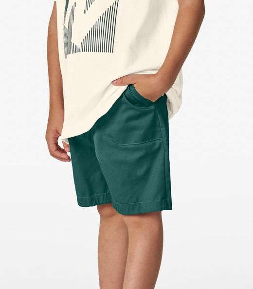 Conjunto Masculino Camiseta com Bermuda Trick Nick Branco