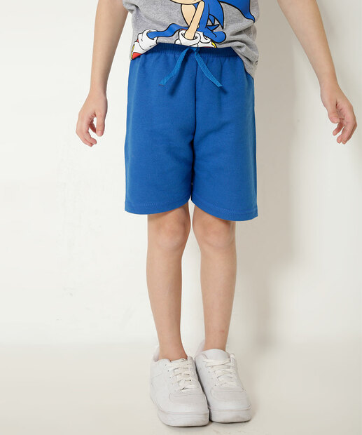 Bermuda Infantil Moletinho Bolsos MR Tam 4 a 10