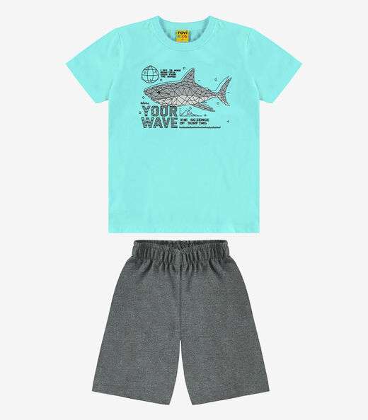 Image_Conjunto Infantil Camiseta Com Bermuda Rovi kids Azul