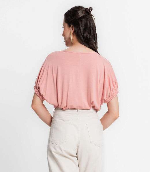 Blusa Viscose Infinita Cor Rosa