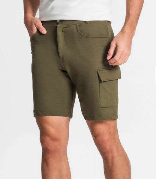 Bermuda Masculina Em Moletom Diametro Verde