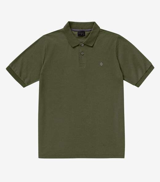 Polo Masculina Básica Diametro Verde