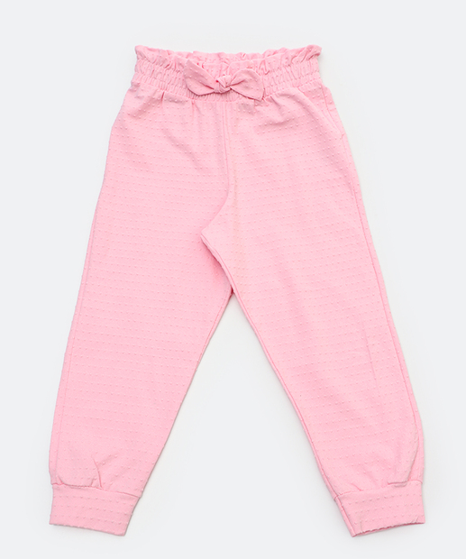 Image_Calça Infantil Clochard Textura Marisa Tam 1 a 3 Rosa