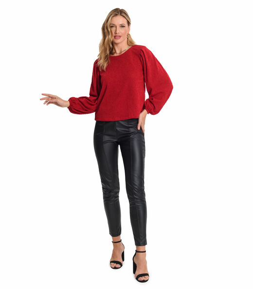 Blusão Feminino Em Tricot Pop Endless Vermelho