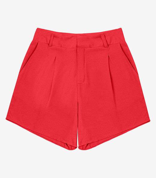 Bermuda Viscose Modena Pesada Feminino Endless Laranja