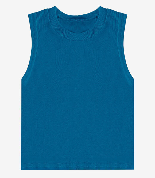 Regata Básica Infantil Lisa Soletex Azul