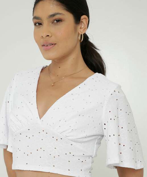 Blusa Cropped Feminina Laise Marisa