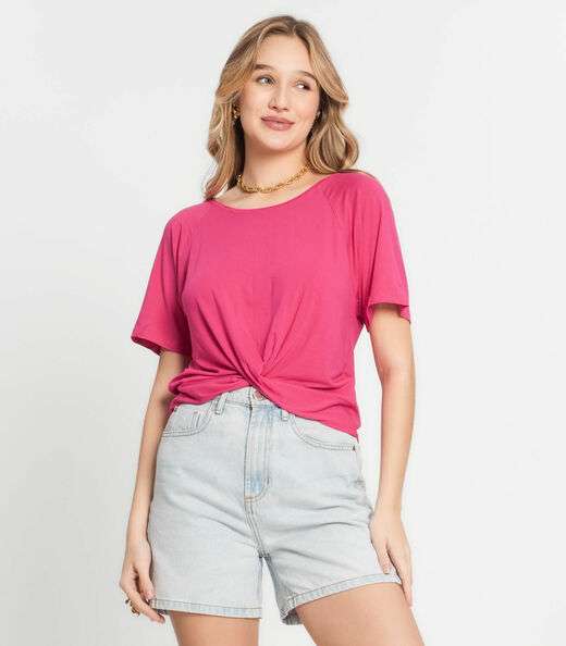 Image_Blusa Feminina Lisa Infinita Cor Rosa