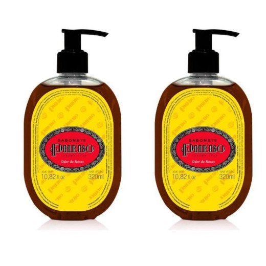 Image_Kit c/2 Sabonetes Líquido Phebo Odor De Rosas 320ml