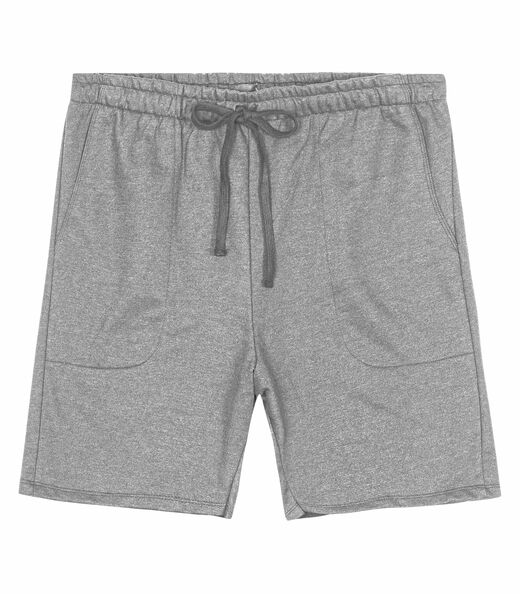 Bermuda Masculina Plus Size Moletom Diametro Cinza