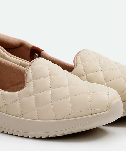 Tênis Feminino Slipper Matelassê Tratorado Modare