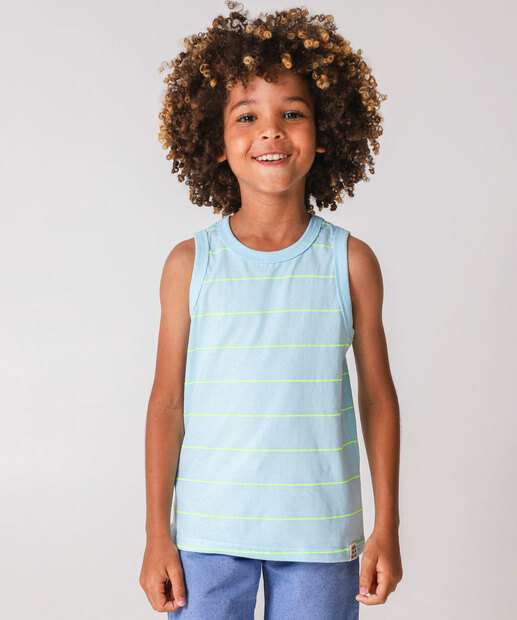 Image_Regata Infantil Listras Neon Marisa Tam 4 a 10 Azul