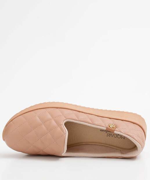 Tênis Feminino Slipper Matelassê Tratorado Modare