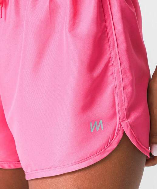 Short Feminino Fitness Amarração Marisa Rosa