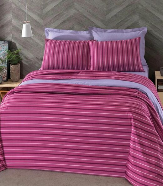 Jogo De Cama Solteiro 3 Peças Lar E Lazer Rosa