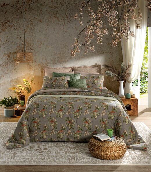 Image_Edredom Solteiro Estampado Vivaldi Verde