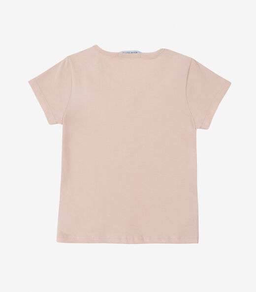 Blusa Infantil Manga Curta Trick Nick Rosa