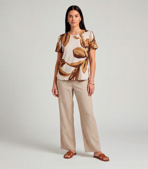 Blusa Feminina Infinita Cor Marrom