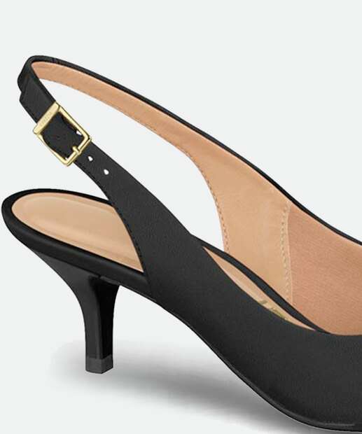 Scarpin Feminino Slingback Salto Fino Vizzano 