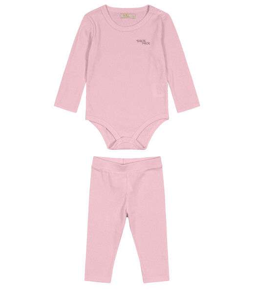 Conjunto Infantil Feminino Body Trick Nick Rosa