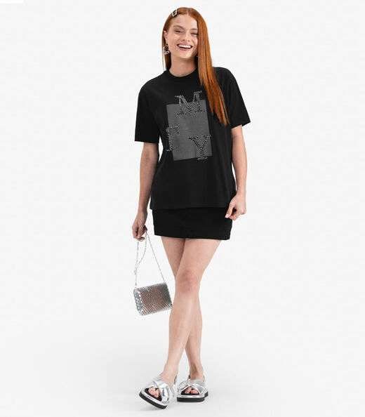 Image_Camiseta T-Shirt Manga Curta em Meia Malha Minty Preto