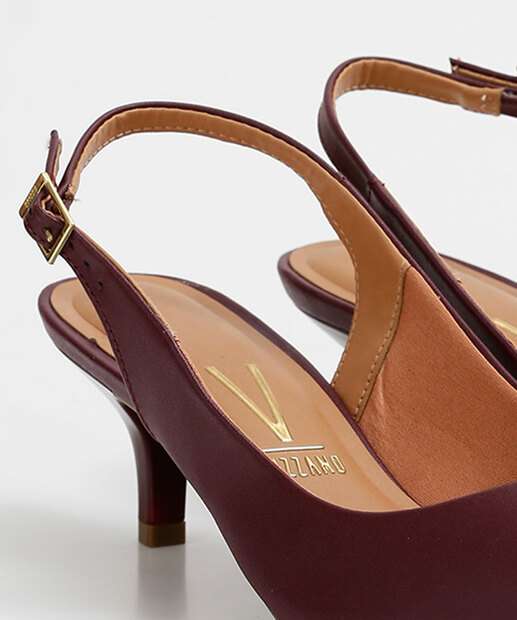 Scarpin Feminino Slingback Salto Fino Vizzano 