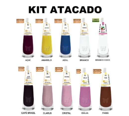 Image_Kit C/ 10 Unidades De Esmaltes Ludurana Cremoso