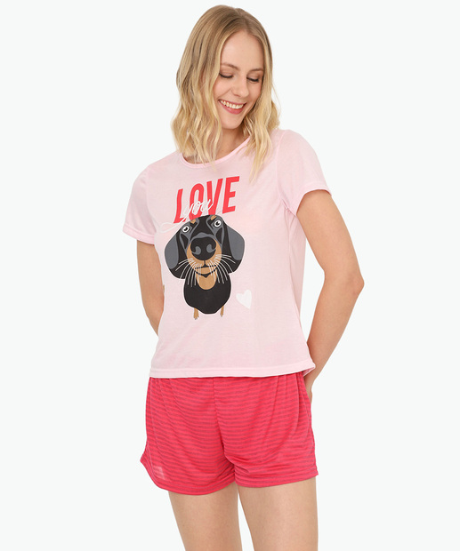 Image_Pijama Feminino Estampa Cachorro Marisa Rosa
